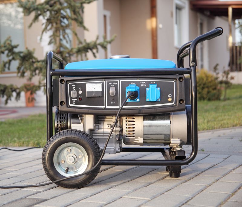 Portable Generator in Use